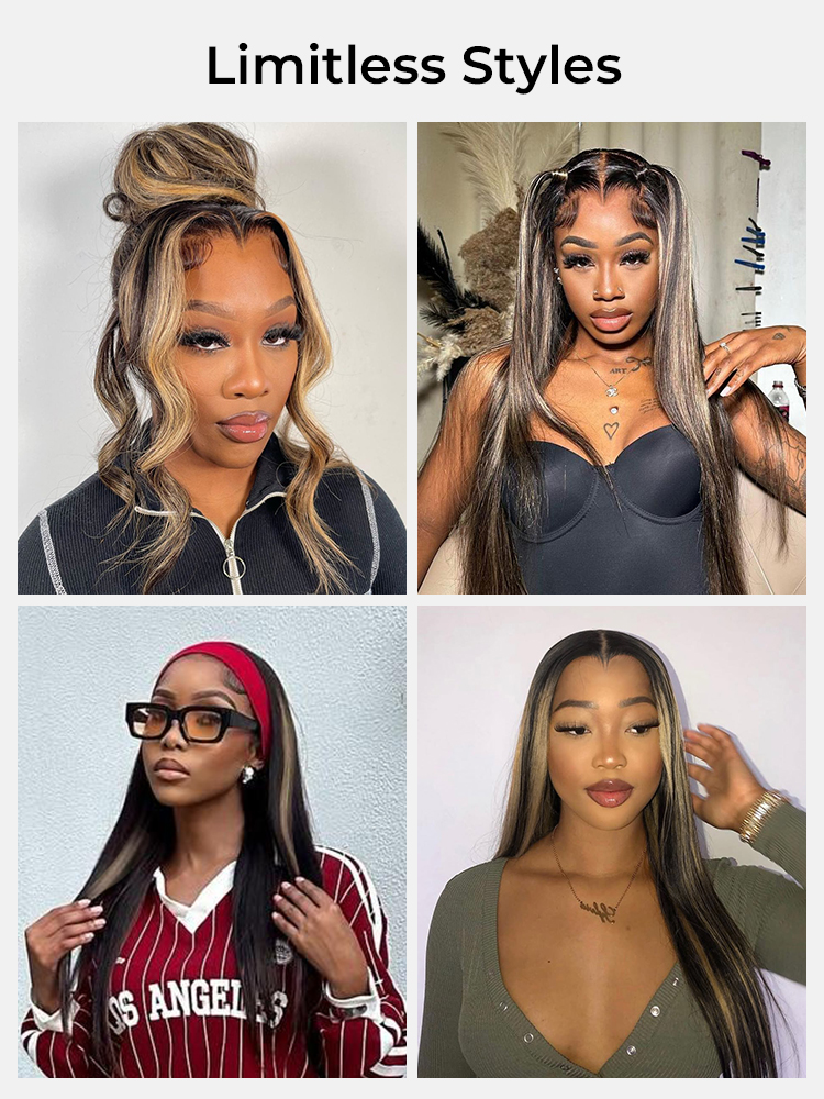  Lagos Hairline Ombre Straight Wig