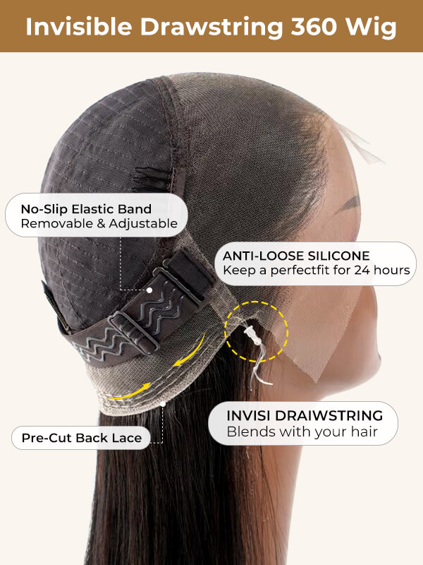 transparent lace frontal