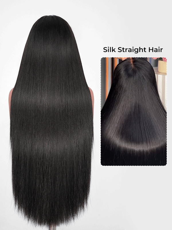 straight hair wigs with bangs