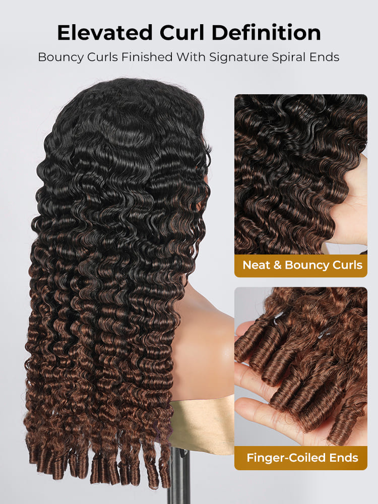 Burmese curly human hair wig