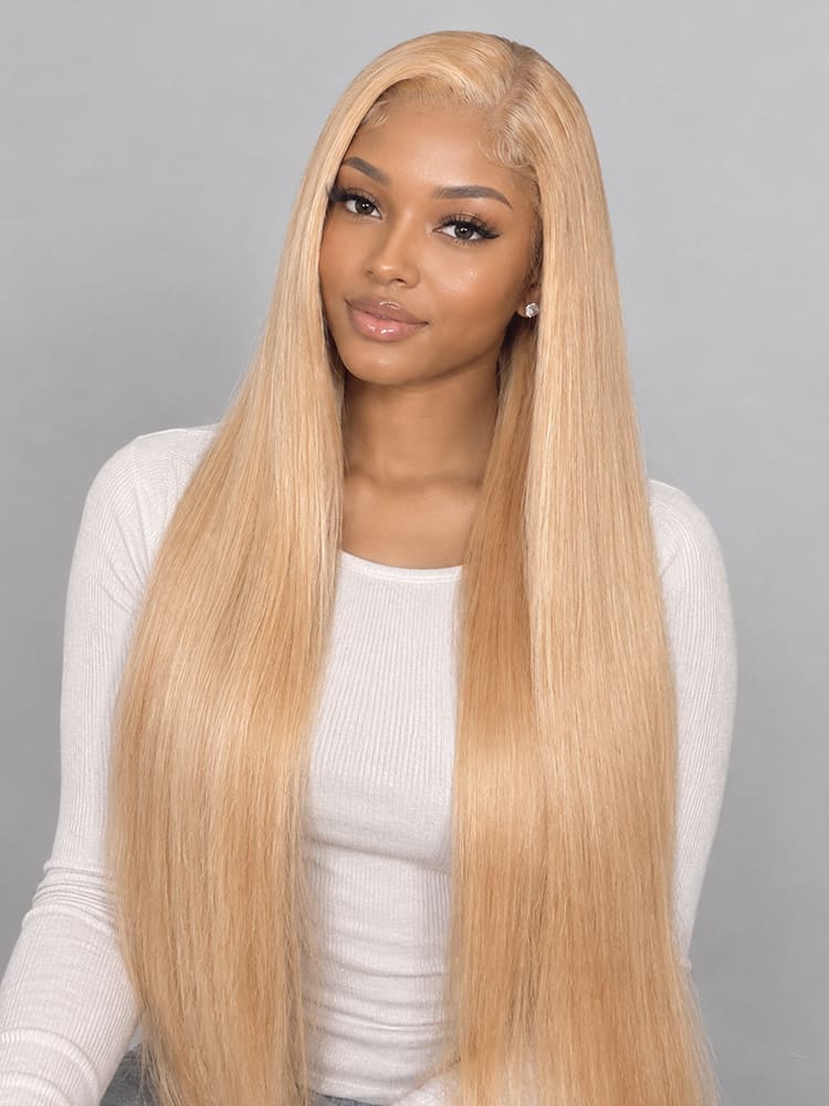 straight lace closure glueless wig