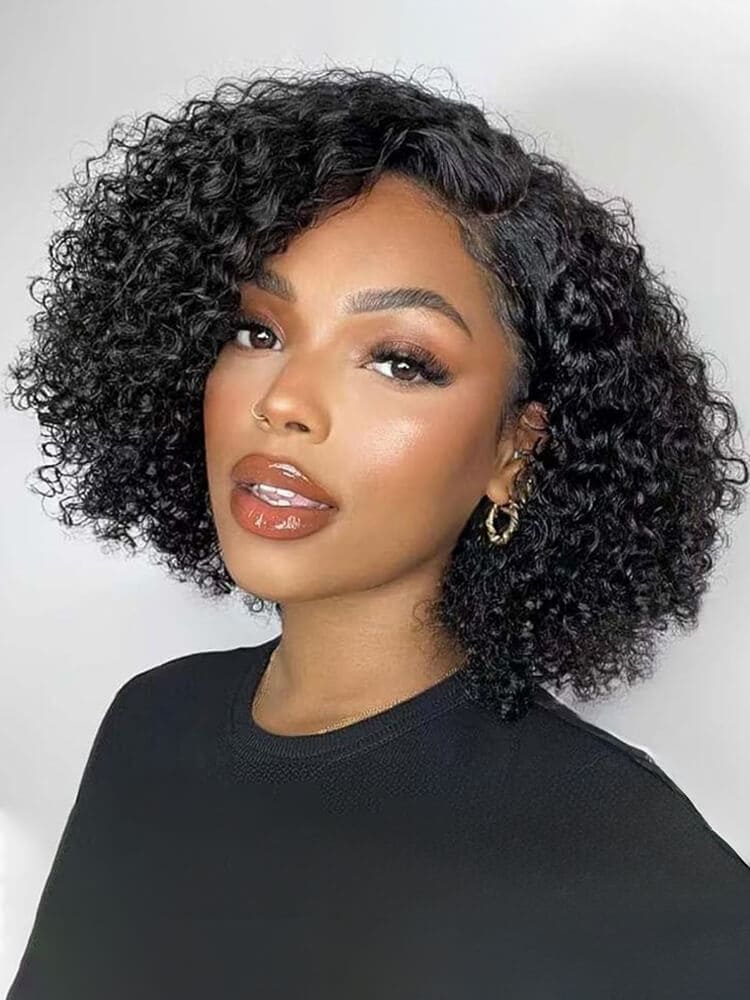 Natural wave short bob wig