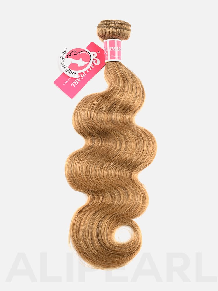 Honey blonde human hair bundles