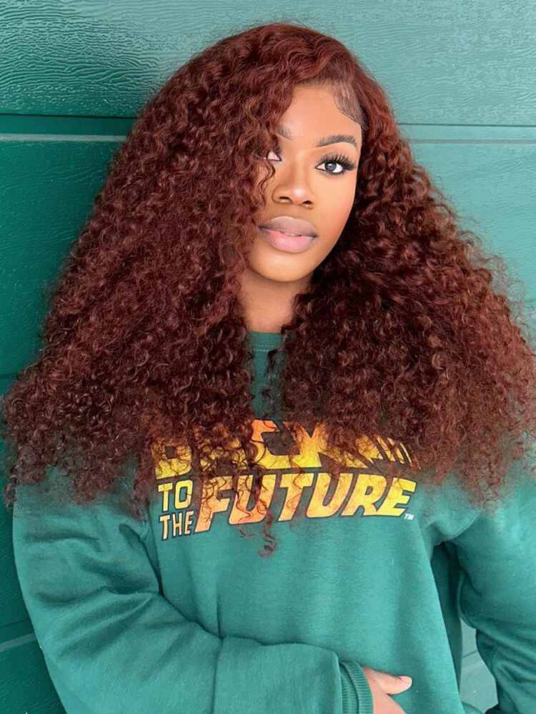 Colored Kinky Curly Wigs