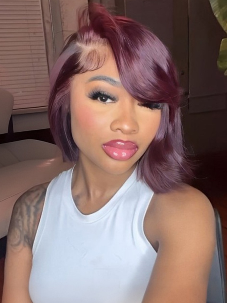 Glueless Bob With Side Bang