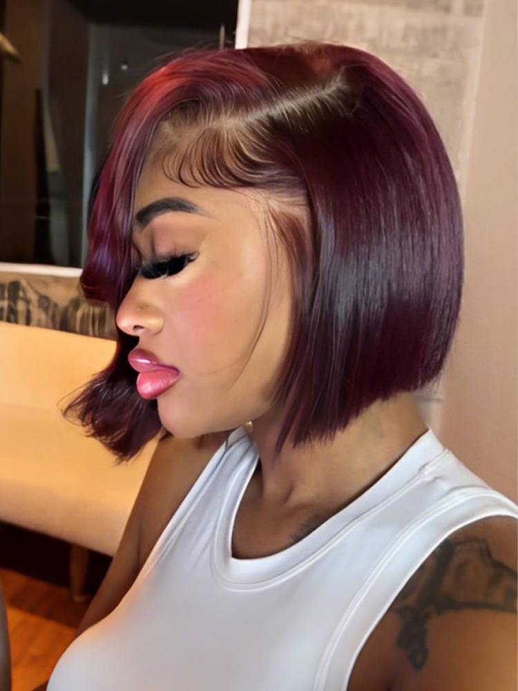 Glueless 99J  Layered Cut Wig