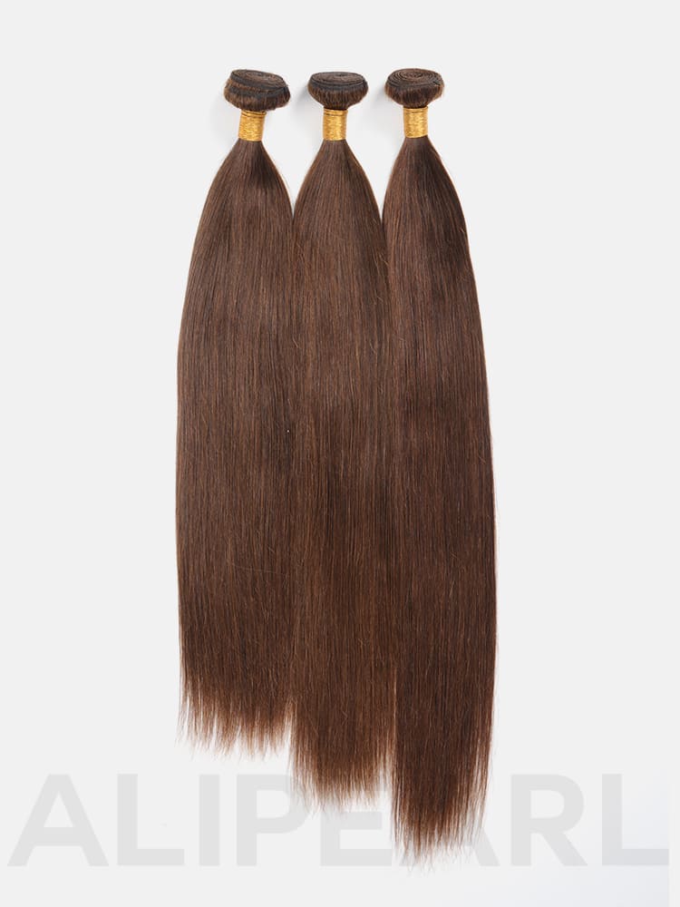 straight human hair bundle extension