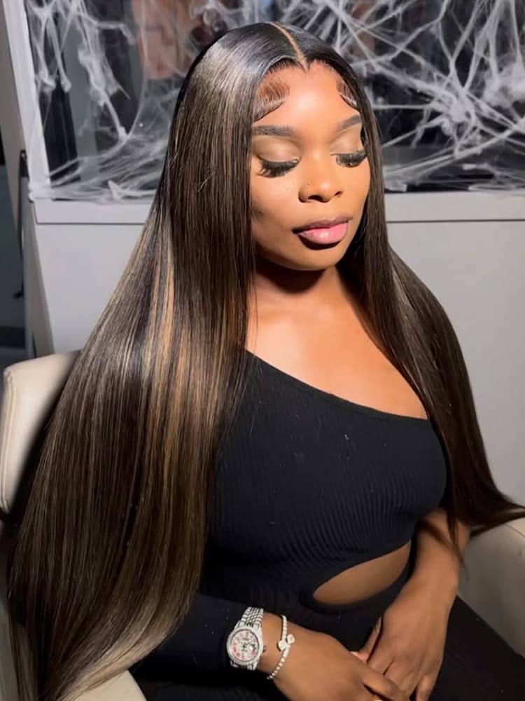  Lagos Hairline Ombre Straight Wig