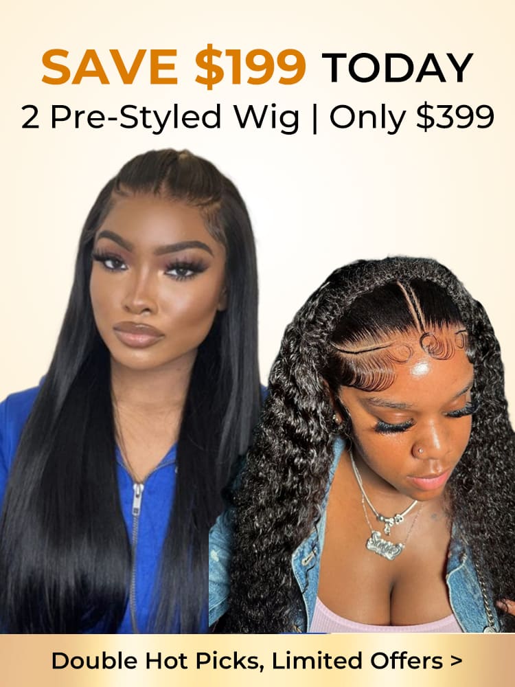 [Set Deal]$399=Hairstylist Style 13x4 Glueless Lace Frontal Wig
