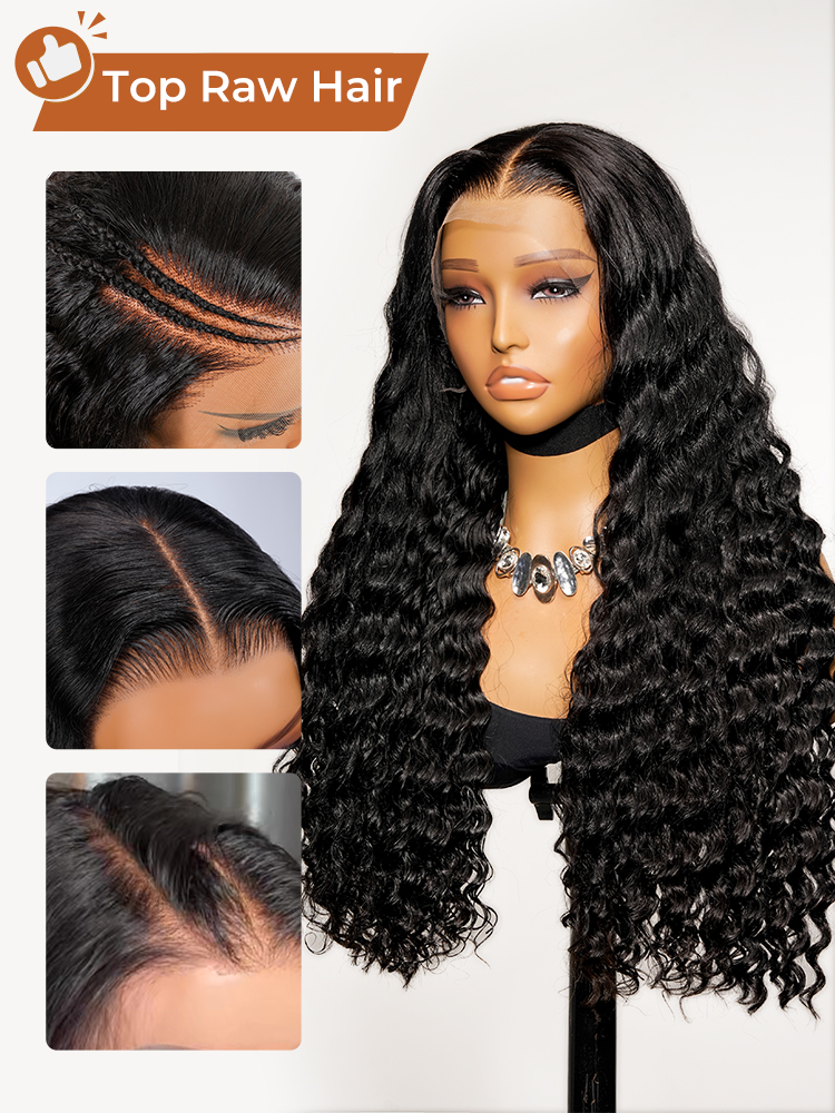 Top Grade Loose Deep HD Lace Front Wig