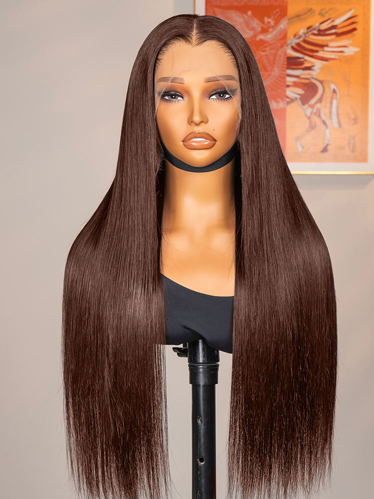 Brown Straight Lace Frontal Wig