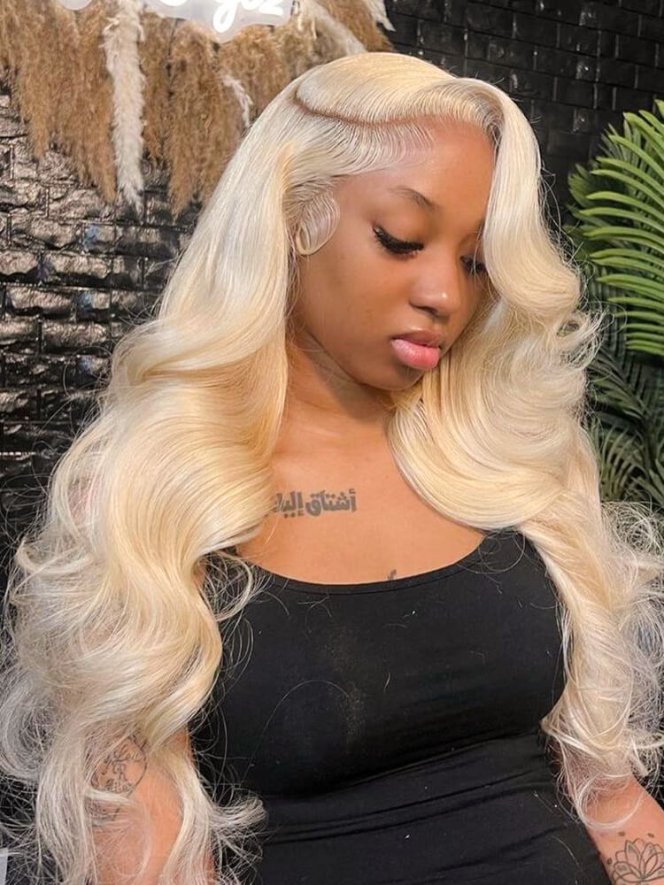 Blonde Body Wave Lace Frontal Wigs