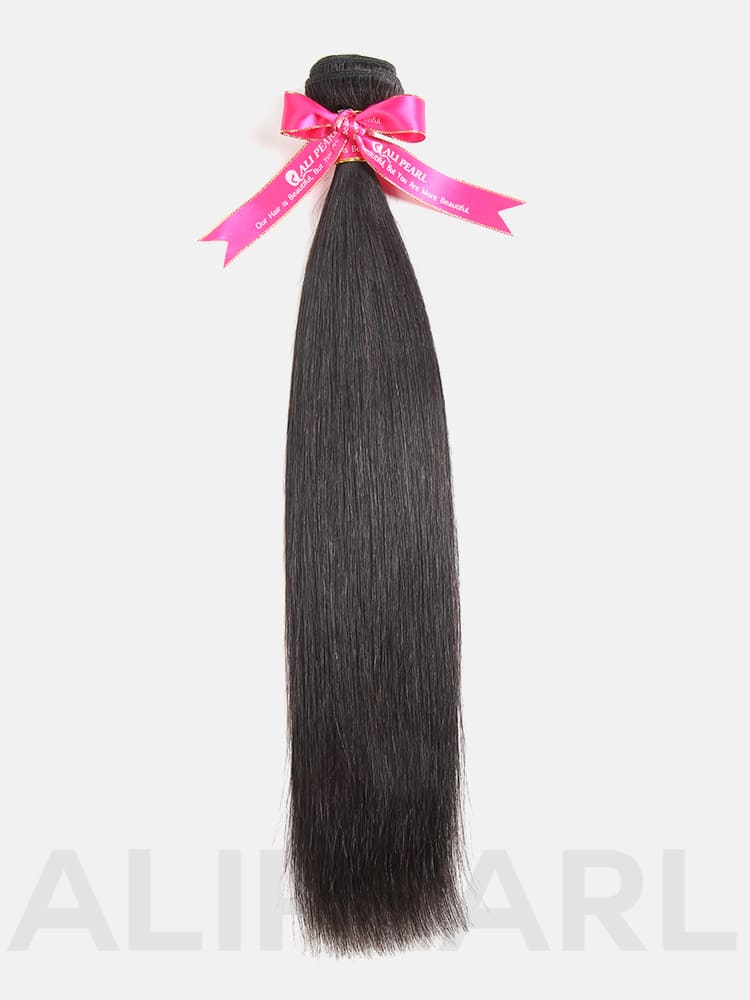 Alipearl 12A Grade Raw Hair Bundle Straight Top Grade Salon Hair Natural Color Can Be Bleached To #613