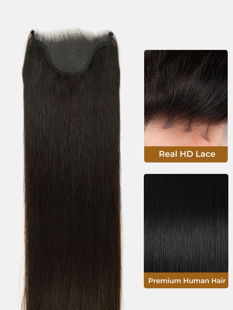 12A Grade Luxury Raw Hair Top Grade Alipearl HD Lace Closure Pre Bleached Never See Knots