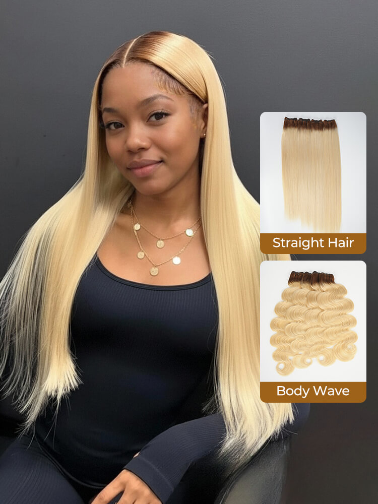 Ombre Bundle Body Wave And Straight