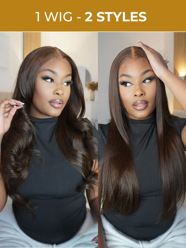 Alipearl Brown Human Hair Wig