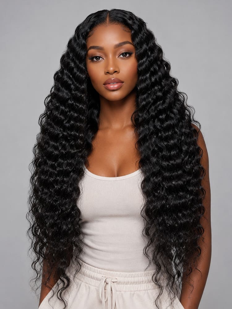 Deep Wave 13x6 HD Lace Front Wig Ultra Luxurious High Grade Virgin