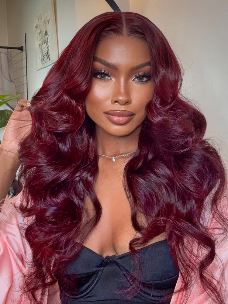 99J Body Wave Ready To Go Gluelesss 5*5 Lace Closure Wig