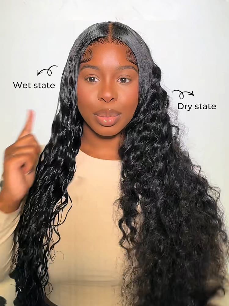 loose deep wave wig