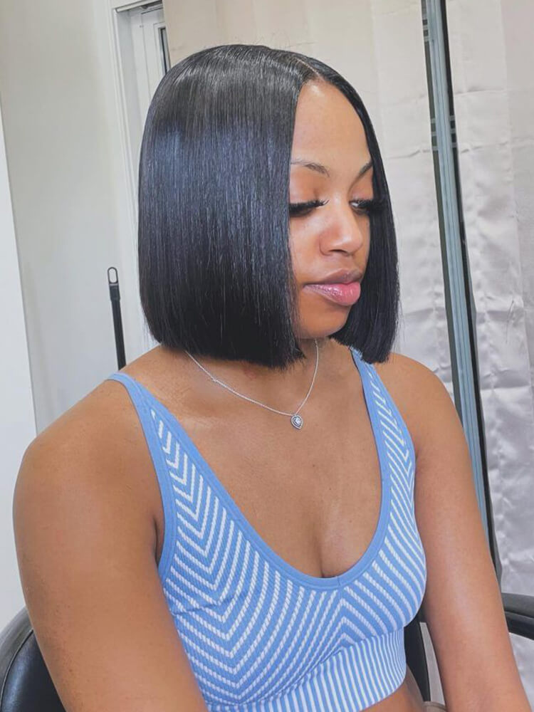 short bob glueless wig