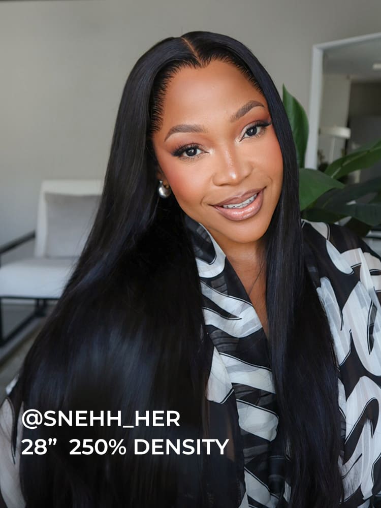 Lagos hairline straight HD lace front wig