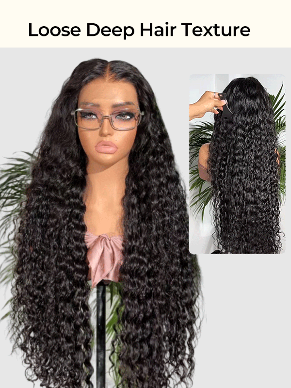 loose deep wave wig