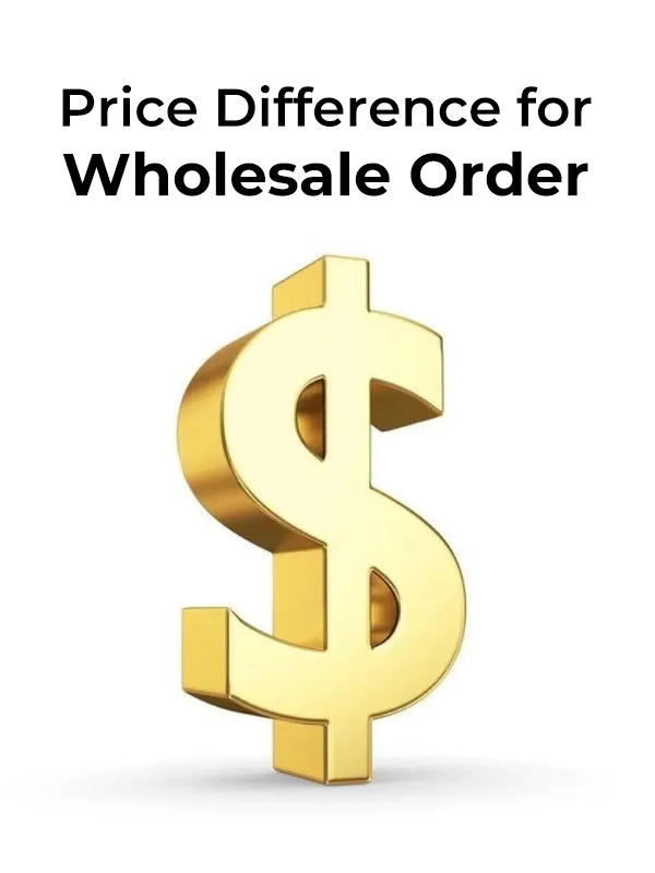 wholesale payment difference