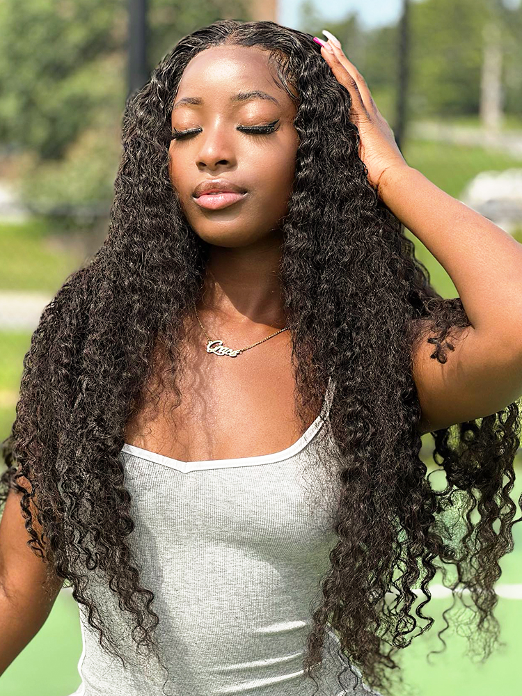 loose deep lace closure wig