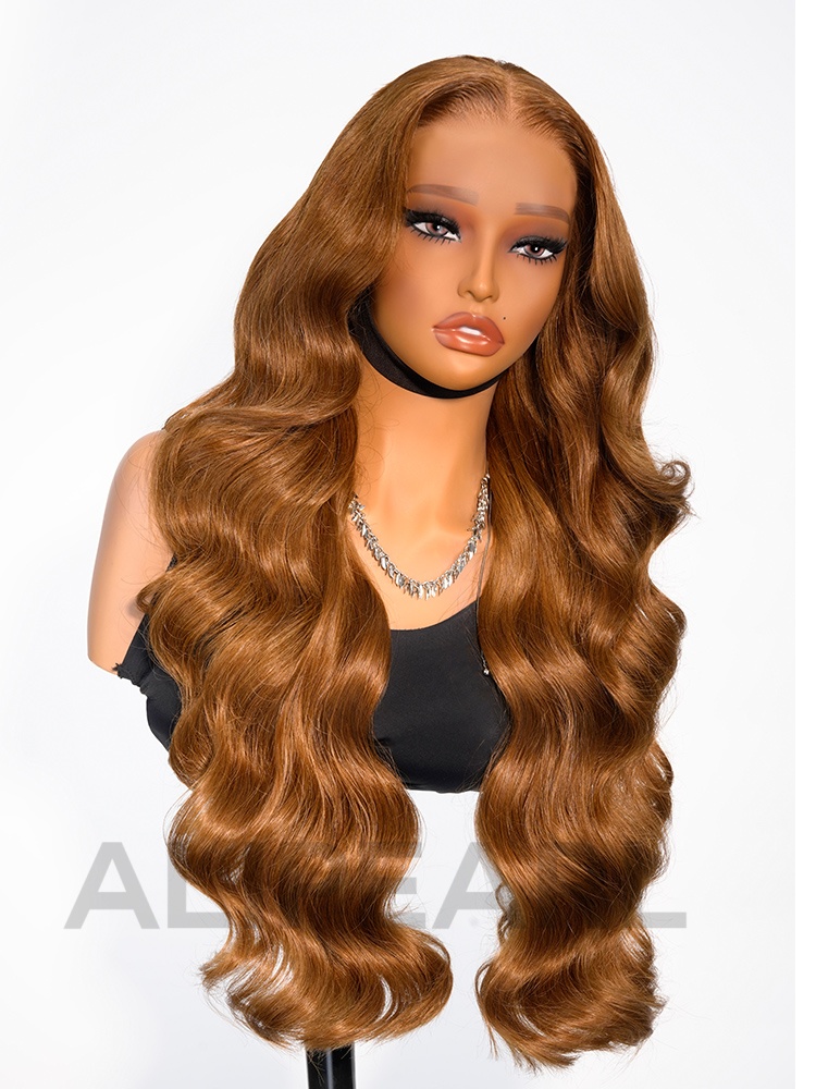 brown lace front wig