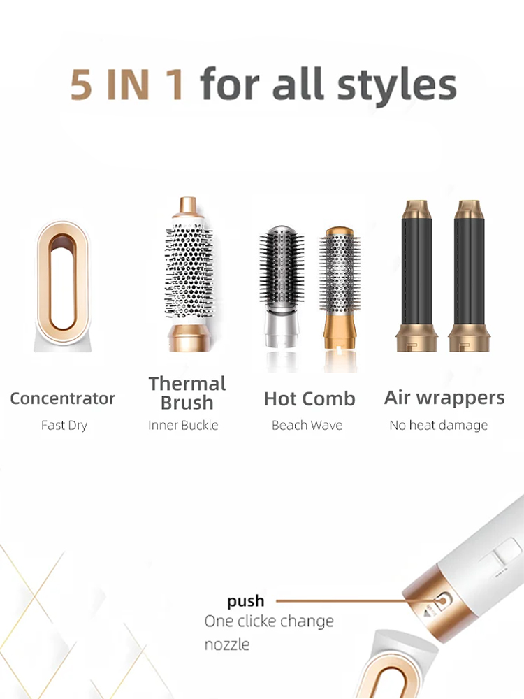 blonde air curler
