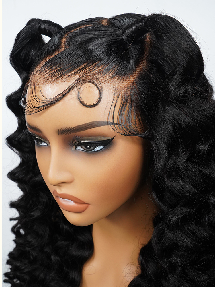 two ponytail hairstyle glueless wig