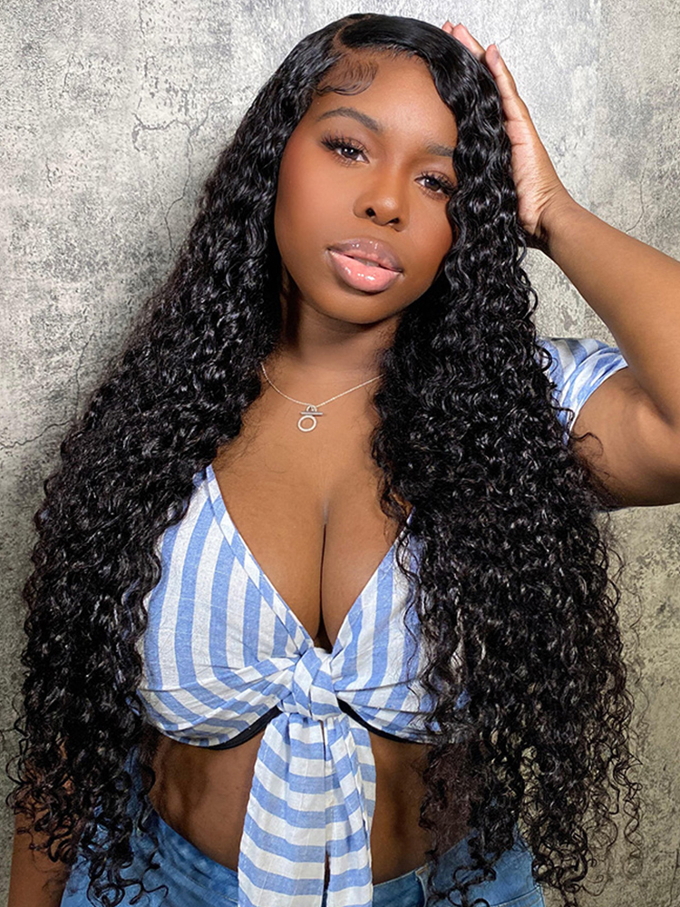 Deep Wave HD Lace Front Wig
