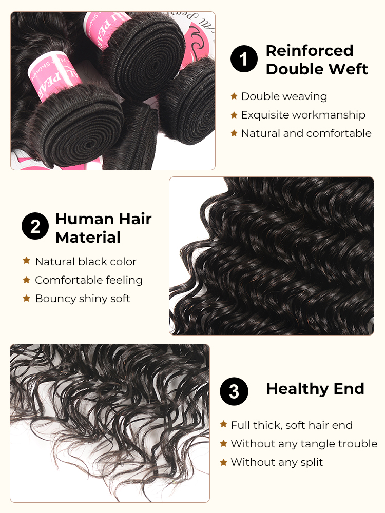 Deep Curly Weaves 3 Bundles
