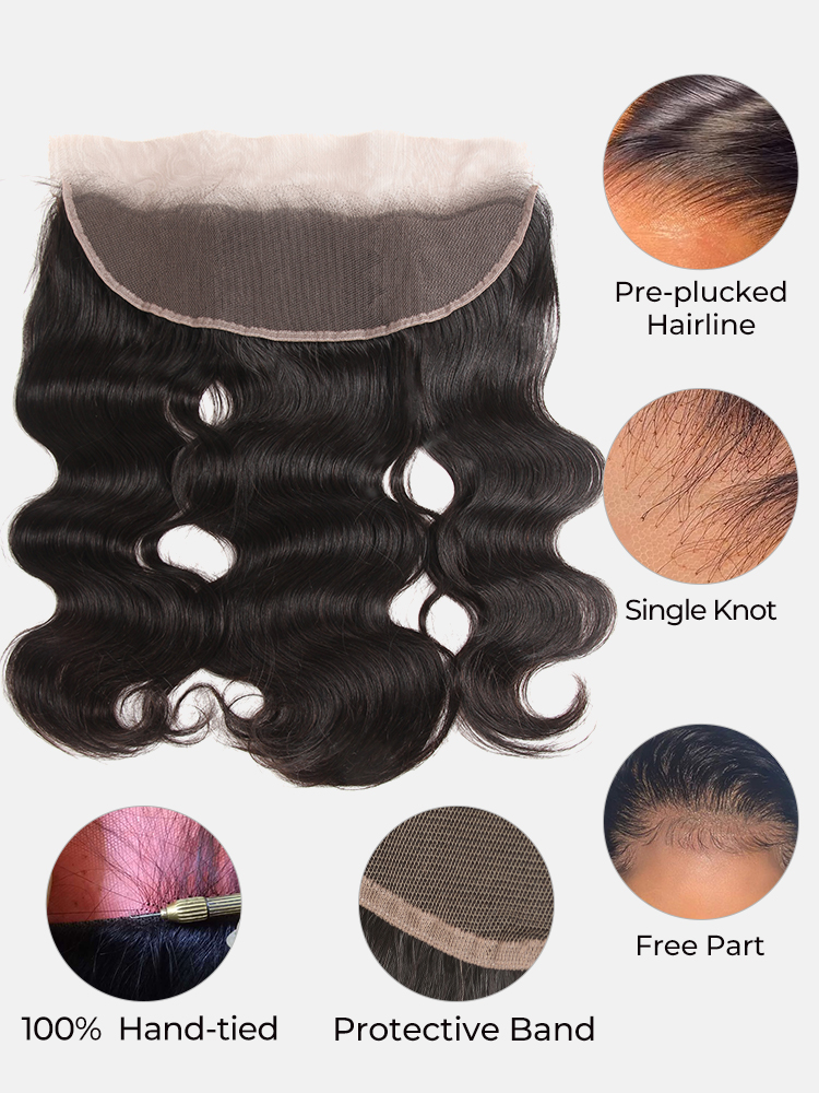Alipearl Hair Super Thin LY HD Lace Frontal Closure 13*4 13*6 Lace Brazilian Virgin Human Hair Body Wave