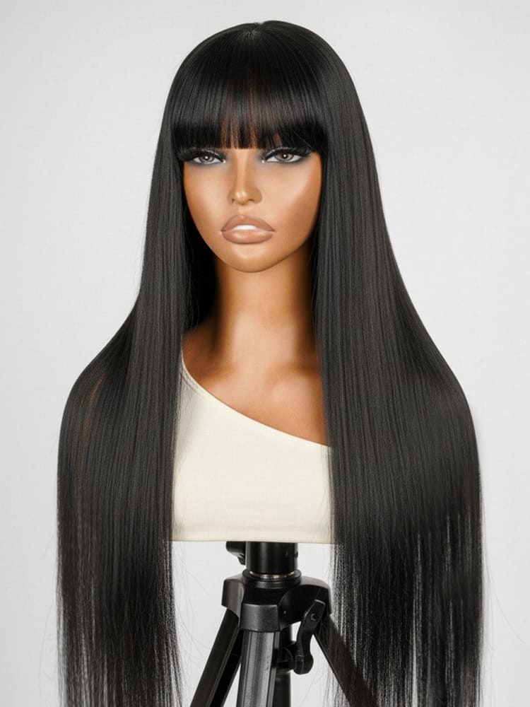 Straight Wig With Bangs