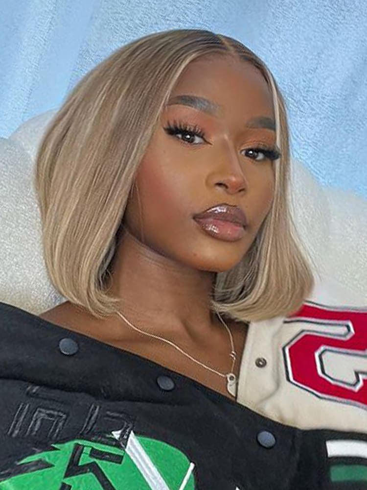 Light Mushroom Brown Hair With Blonde Highlights