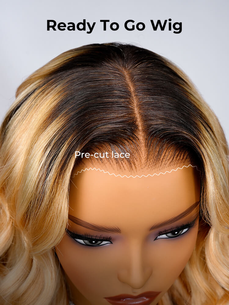 honey blonde highlight body ave wig