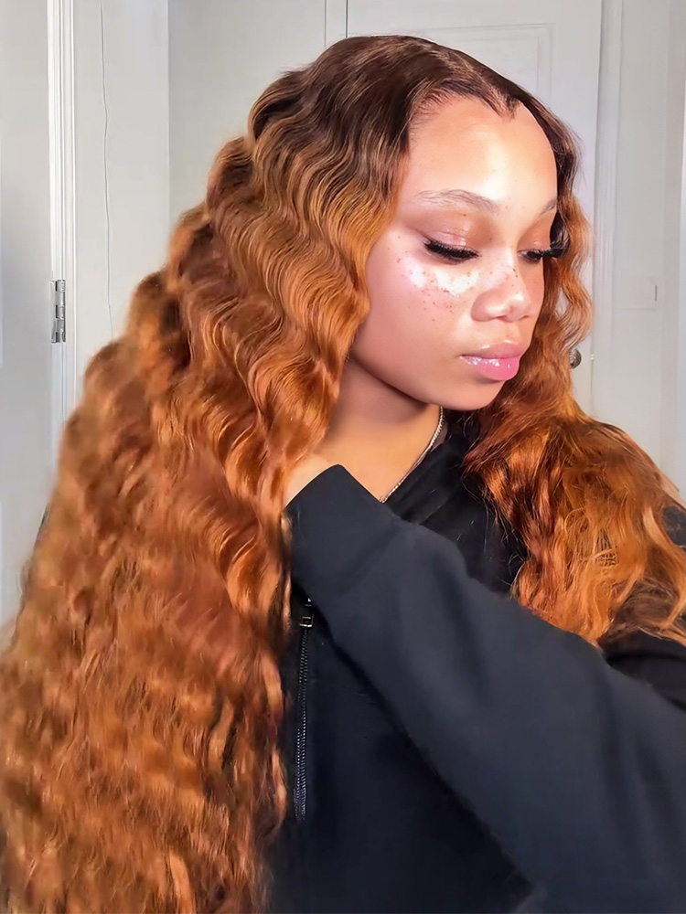colored wig with m hairline