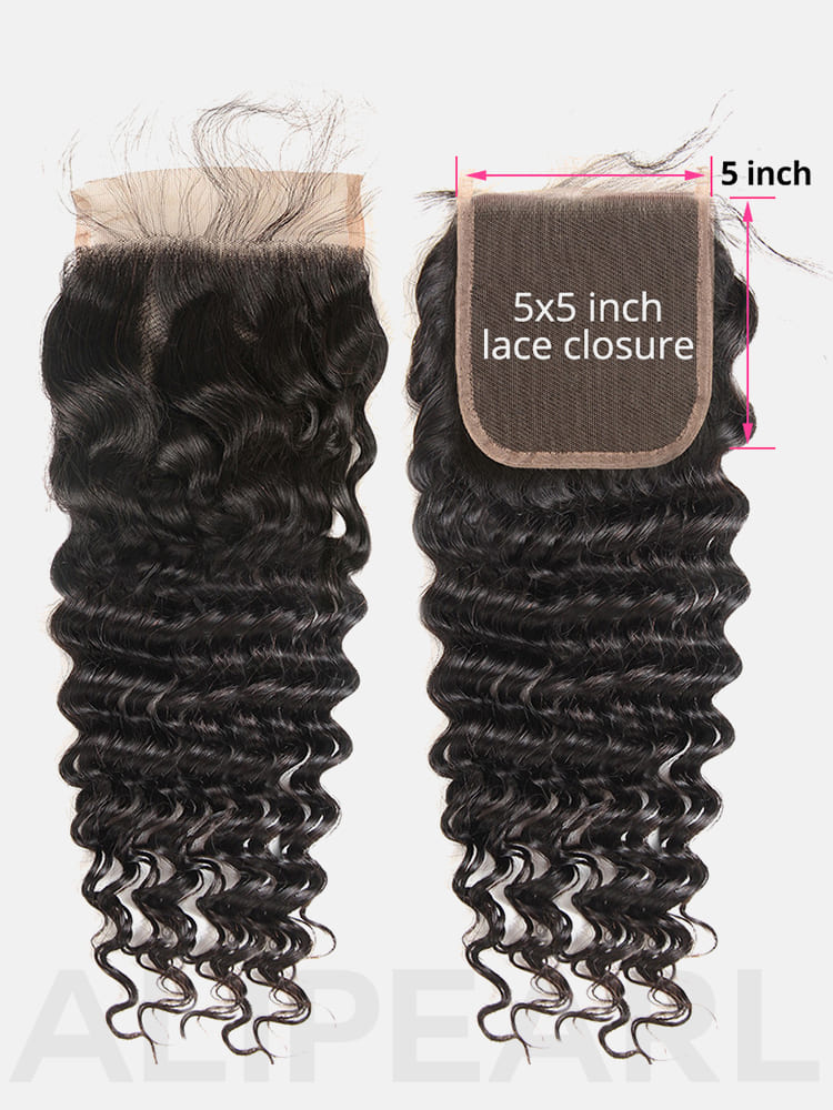 5x5 lace front closure