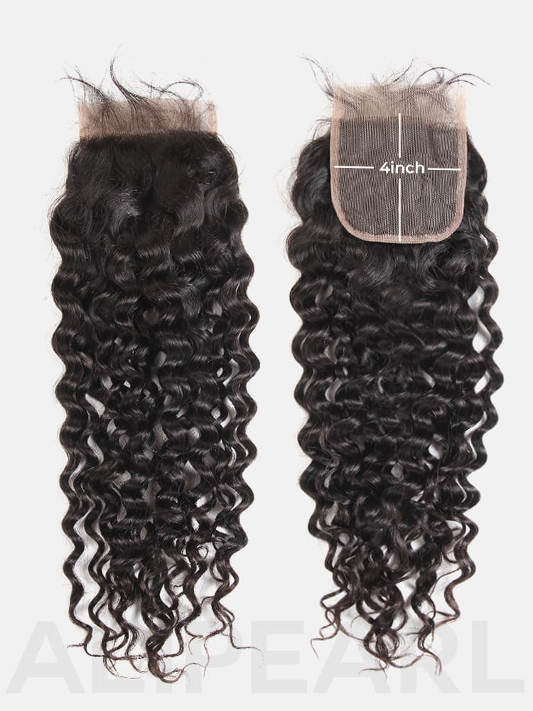4x4 transparent lace closure