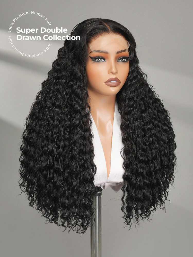 double drawn loose deep wig