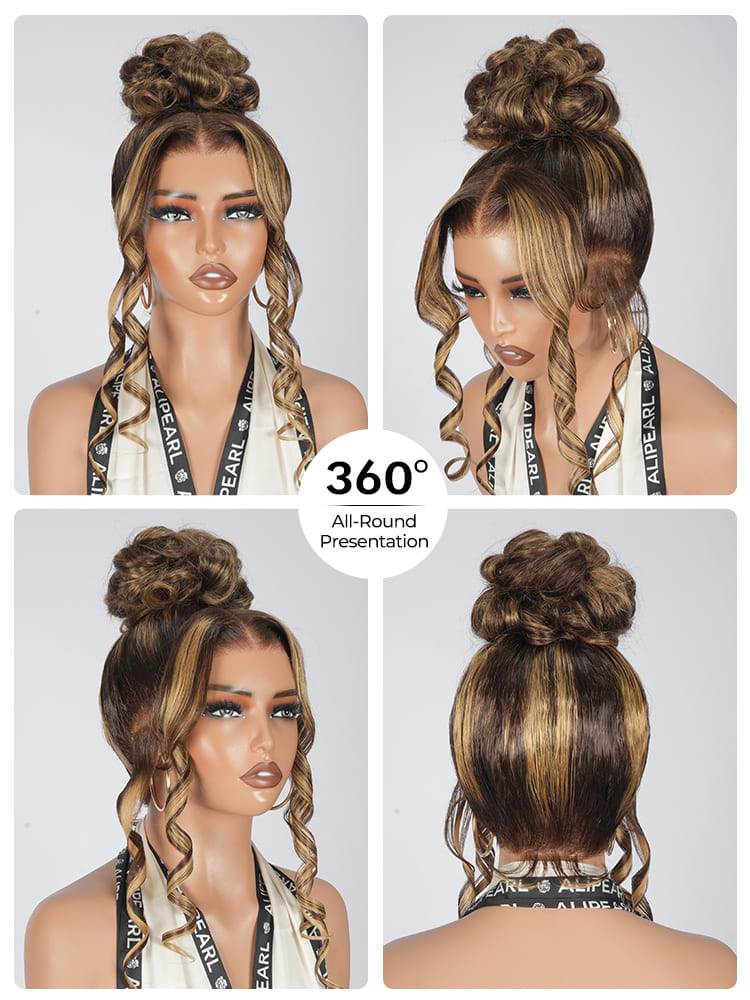 250% density body wave wig