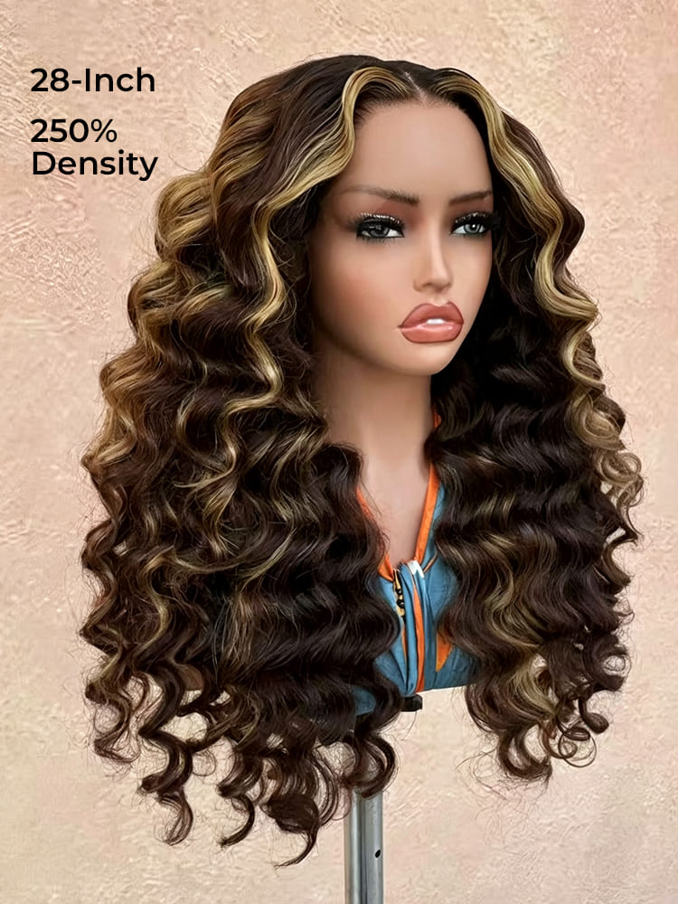 high density loose deep wave wig