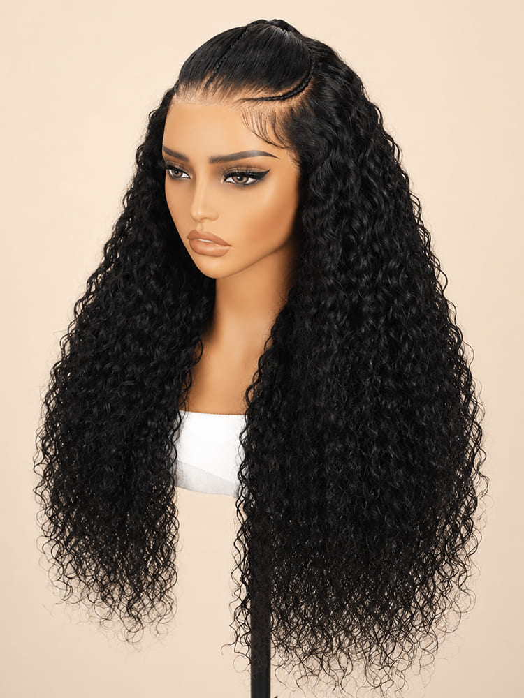 pre braided lace front wig