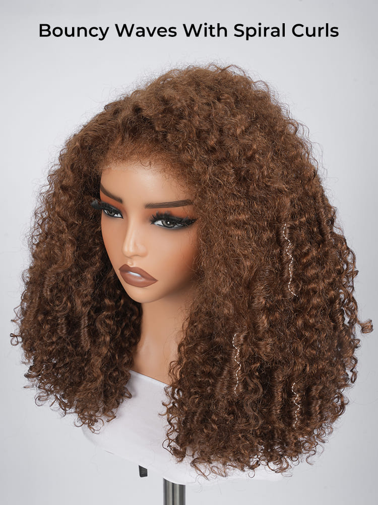 pixie curly glueless wig