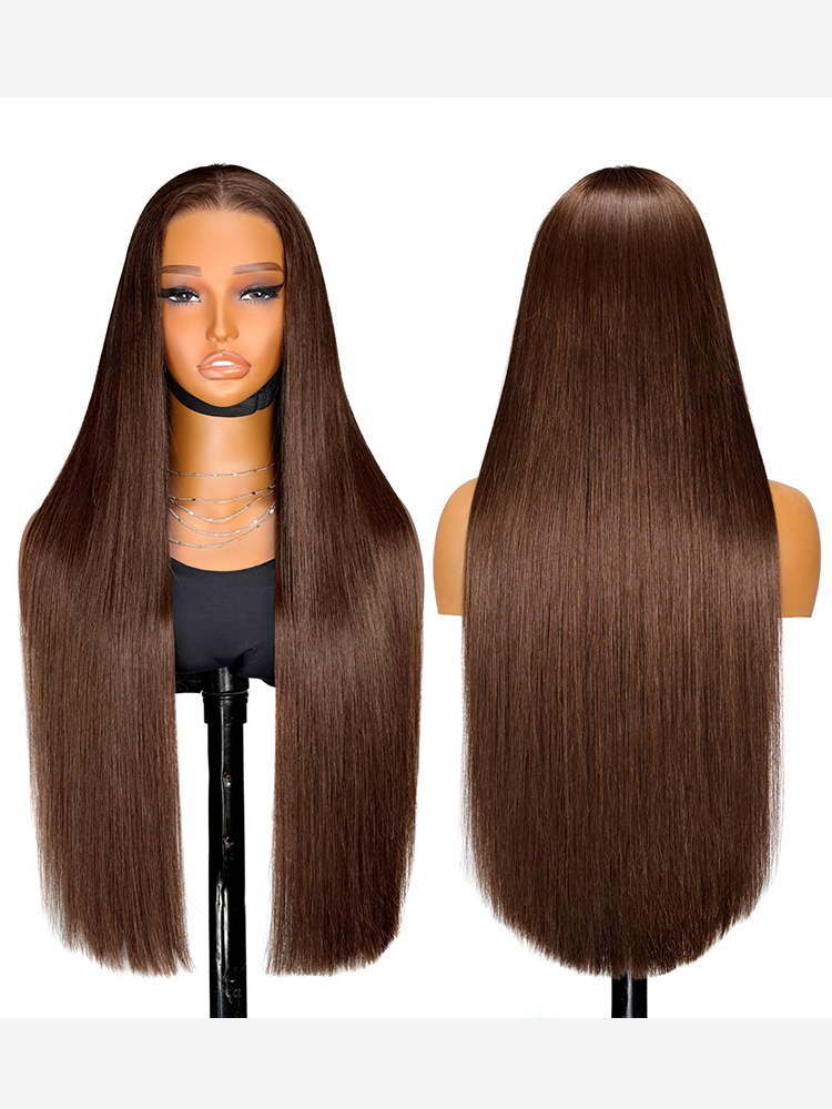 Dark Brown straight wig