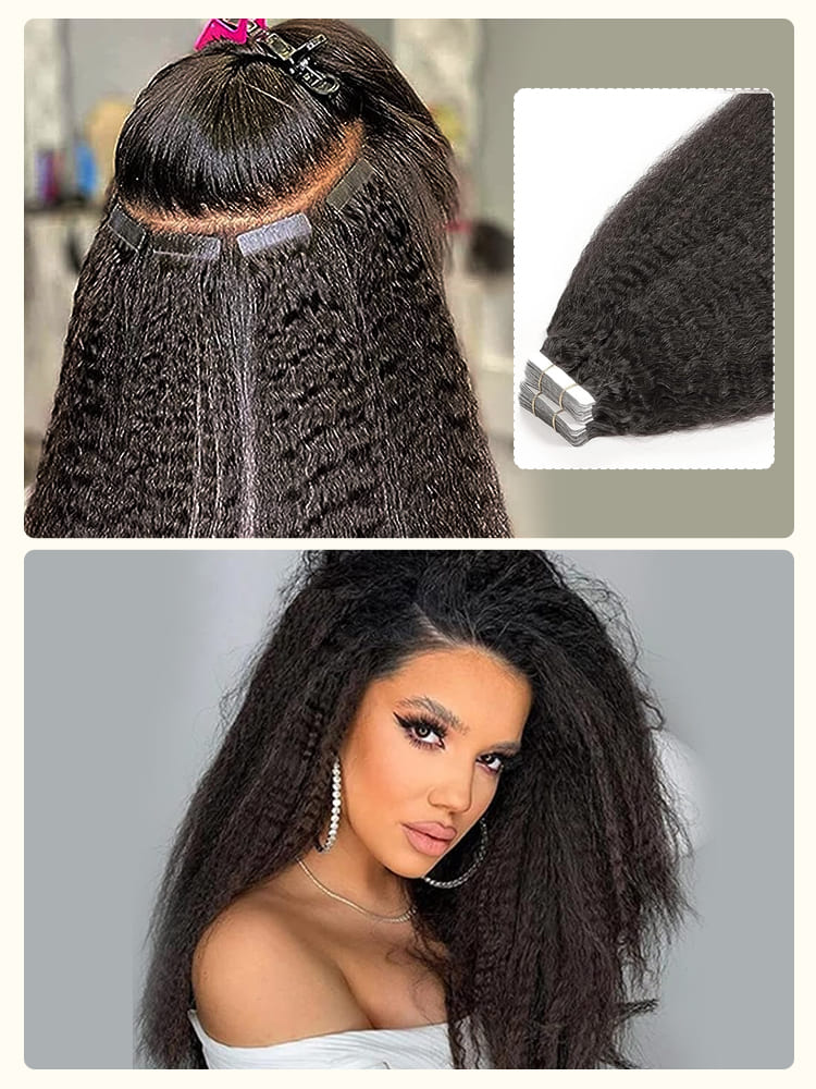 Kinky Straight Hair Extensions