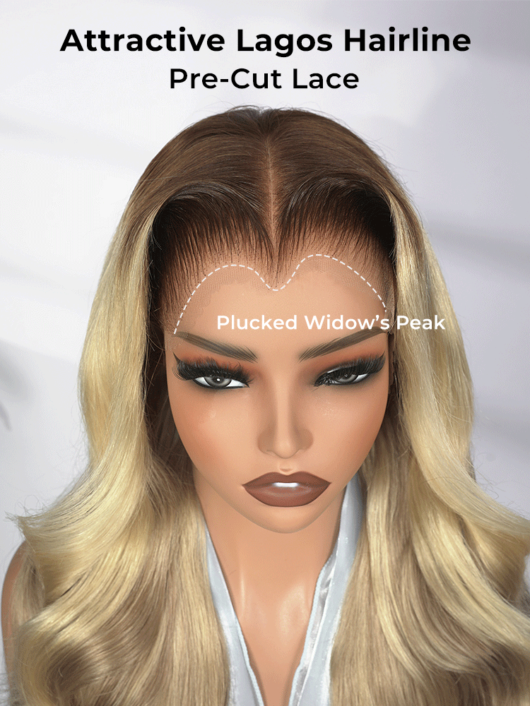 Pre-cut 13x6 lace frontal wig