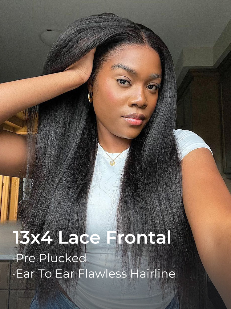 Yaki Straight Lace Frontal Wig