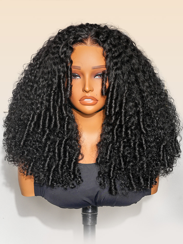  Big Curly Lace Closure Wig